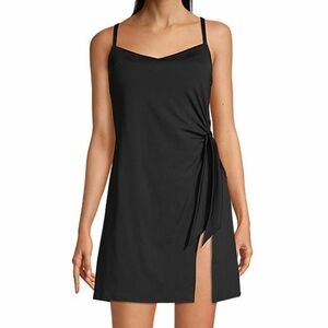 NWT Lands' End Black Swim Dress